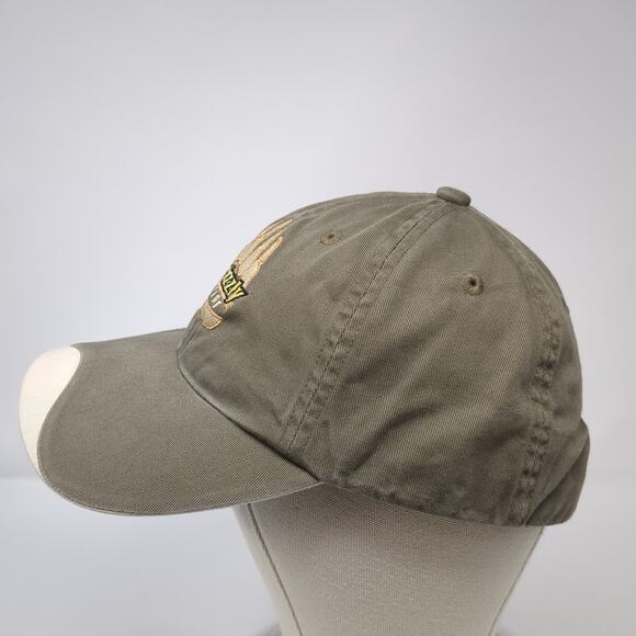 Grizzly Turf Slideback Baseball Cap Brown One Size Adjustable Port Authority - Picture 3 of 9